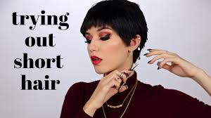 This 80s style women's mullet is a short hairstyle that evokes edginess yet femininity all at once. Trying Out A Super Short Haircut Youtube
