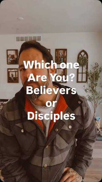 Jesus never told us to go make believers., He told us to make disciples.,  And that difference matters more than we realize., Belief is agreement.,  Discipleship is obedience., Belief fits faith into ...