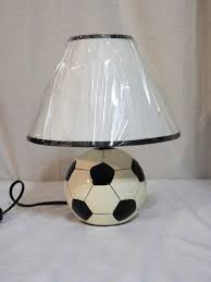 Soccer balls design table lamp shade. New Childrens Soccer Ball Table Lamp Shade Kids Bedroom Playroom Sports 13 Ebay Table Lamp Shades Table Lamp Lamp Shade