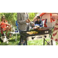 32 in steel back handle for easy portability and transport (weight 48. Camp Chef Yukon 2 Burner Outdoor Camping Stove Walmart Com Walmart Com