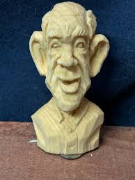 A little carving today... Police Officer, 5 inches. He was Chris Hammack  inspired.