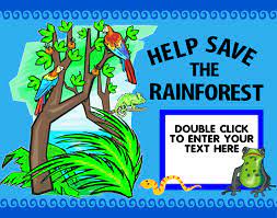 Make A Science Fair Project | Poster Ideas - Save The Rainforest |  Environmental Conservation Science Project For Kids