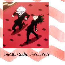 From cute bunnies to aesthetic puppy then down to anime sewers, we handpicked this list. Killua And Gon Decal In 2021 Decal Codes Roblox Decal Codes Anime Anime Decals