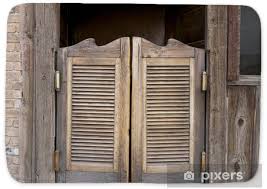 Since 2002 we have been your trusted online source for wrought iron hardware and old world style hardware. Old Western Swinging Saloon Doors With Sign Bath Mat Pixers We Live To Change