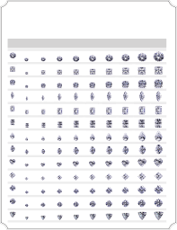 Actual Diamond Size Chart Free Download