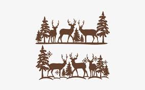 Download Winter Reindeer Scene Svg Scrapbook Cut File Cute Clipart Reindeer Winter Scene Png Image Transparent Png Free Download On Seekpng