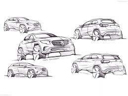 Mercedes Benz Gla Class Sketch Concept Car Sketch Car Design Car Design Sketch