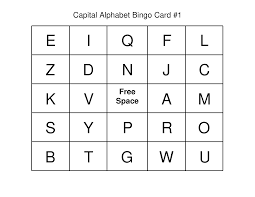 Choose from uppercase or lowercase letters, as well . Kostenloses Alphabet Bingo