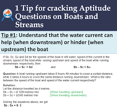 Tips For Cracking Aptitude Questions On Boats Streams Https Learningpundits Com Module View 47 Rel Aptitude Aptitude And Reasoning This Or That Questions