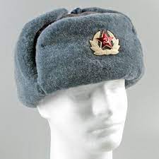 Gray Soviet Ushanka Hat Ushanka Hat Ushanka Hats