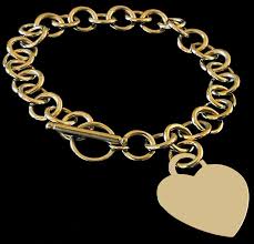 Check out our 14 karat gold bracelet selection for the very best in unique or custom, handmade pieces from our chain & link bracelets shops. Tiffany Style Heart Charm Bracelet 14 Karat Gold