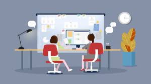 Workbench Jobs Cooperation Business Meeting Meeting Discussion Computer Illustration Image On Pngtree Free Download On Pngtree Image Illustration Business Illustration Free Graphic Design