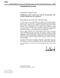Here's what you'll find in the partnership contract: Trans Pacific Partnership Wikipedia