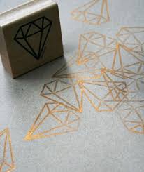Stempel Diamant Gross Stamp Diamond By Perlenfischer Via Dawanda Com 9 90 Handmade Stamps Stamp Printing Eraser Stamp