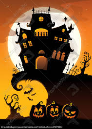 Free church silhouette photoshop brushes 1. Halloween Haus Silhouette Thema 3 Stock Photo 25876274 Bildagentur Panthermedia
