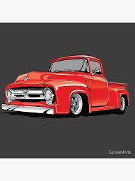 Image result for Red 1956 Truck