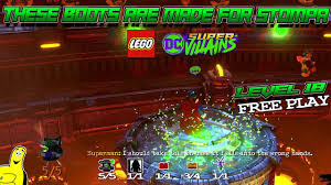 Hawkman (250,000) red power brick extra: Lego Dc Super Villains Level 18 These Boots Are Made For Stompa Free Play All Collectibles Htg Youtube