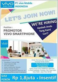 Dan karena ini adalah hp vivo di segmen harga menengah, sudah tentu pengguna bisa mengekspektasikan hasil selfie terbaik. Lowongan Kerja Pt Vivo Mobile Indonesia Arayananews Com