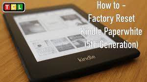 How To Factory Reset Kindle Paperwhite Youtube