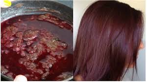 Natural Burgundy Hair 100 Herbal With Simple Ingredient How To Dye Hair Naturally Youtube In 2020 Homemade Hair Dye Burgundy Hair Dyed Hair