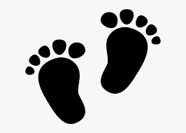 Download Footprint Infant Clip Art Baby Feet Silhouette Hd Png Download Kindpng