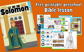 Coloring pages are a fun way for kids of all ages to develop creativity, focus, motor skills and color recognition. Solomon Free Bible Lesson For Kids Trueway Kids