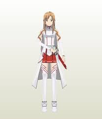 Yuuki Asuna Anime Papercraft Mypapercraft Net Sword Art Online Asuna Sword Art Online Asuna