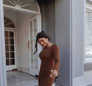 Selly Knitted Pant Set - Brown - XS