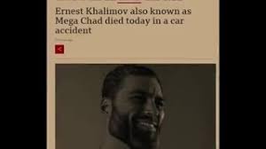 See more ideas about chad, memes, harry potter memes hilarious. Rip Megachad 3 Ernest Khalimov Also Known As Mega Chad Died Today In A Car Accident