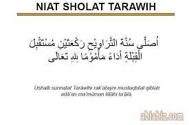 Niat sholat tarawih dan tata caranya. Niat Dan Pengertian Sholat Tarawih Sebagai Imam Makmum Abiabiz