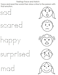 Worksheets For Fun Printable English Worksheets For Kindergarten Emotions Preschool Feelings Preschool