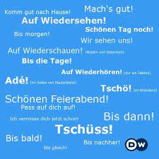 wie man sich verabschieden kann deutschlernen deutsch lernen grundwortschatz deutsch und dw deutsch lernen