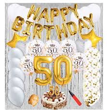 50th Party Birthday Decorations Gold 50th Party Decorations 50 Years Old Birt Birthday Party Decorations 50th Birthday Party Ideas For Men Birthday Decorations