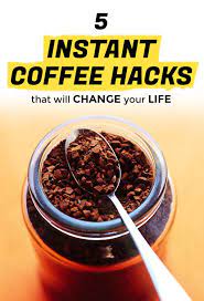 Otherwise i'd burn through the instant packets too. How To Hack Your Life With Instant Coffee Instant Coffee Recipes Instant Coffee Coffee Hacks