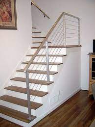 Before And After Taking Steps To Update A Staircase Cococozy Modern Staircase Staircase Design Modern Stairs