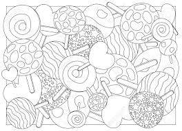 When i find them in the store, they are a dark purple, but with the ones i ordered it seems like they didn't have enough syrup in them. Coloring Page Lollipops Vector Illustration Lollipop Candy On Stick Ornament For Coloring Royalty Free Cliparts Vectors And Stock Illustration Image 73751415