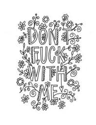 Fuck this shit swear word. Rude Coloring Pages