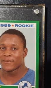 1989 Score NFL Football Card #257 Barry Sanders Rookie Card RC GEM MINT