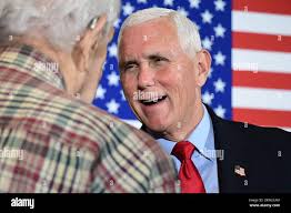 Mike pence speech hi-res stock photography and images