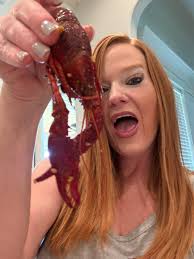 Catching large crawfish in north Idaho