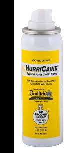A 4 to 10 second continuous spray from a distance of 3 to 9 instantly provides a topical anesthesia which lasts a few seconds to a minute. Benzocaine 20 Hurricaine Spray Dufort Et Lavigne