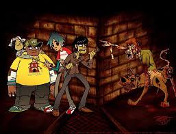 Download 1242x2688 scooby doo 2020 iphone xs max wallpaper, movies wallpapers, images, photos and background for desktop windows 10 macos, . Hd Wallpaper Music Crossover Gorillaz Scooby Doo Scooby Doo Cartoon Wallpaper Flare