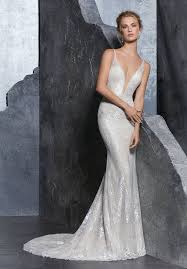 Morilee 8201 Kendra Metallic Beaded Sheath Wedding Dress Wedding Dress Styles Mori Lee Wedding Dress Bridal Gowns