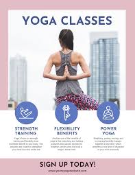 And that's just one of the benefits of yoga. Yoga Class Poster