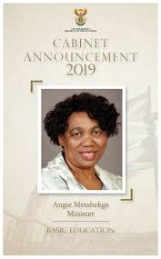 The minister also said the priority for this term is the implementation of a curriculum that works for the 4ir. Presidency South Africa On Twitter Angie Motshekga Is The Minister Of Basic Education Cabinetannouncement