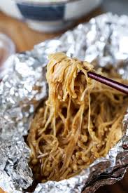 Foil Baked Enoki Mushrooms Ã¨ãã­ç¼ã Pickled Plum Food And Drinks