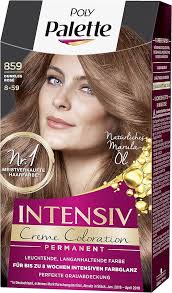 Schwarzkopf Poly Palette Intensive Cream Colouration 859/8-59 Dark Rose  Pack of 3 x 115 ml : Amazon.de: Beauty
