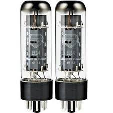 Mullard El34 Tube Soft Red Quartet Vacuum Tube Vintage Valve Tube