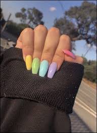 Acrylic nails add a natural length to the existing nails and bring out your creative side while making them look more attractive. Coffin Nail Ideas