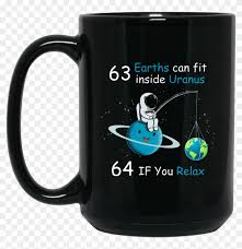 Uranus has almost the same diameter of neptune, but has a mass of only 14.54 earth masses. 63 Earths Can Fit Inside Uranus Coffee Mugs Inside Uranus Clipart 875642 Pikpng